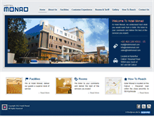 Tablet Screenshot of hotelmonad.com